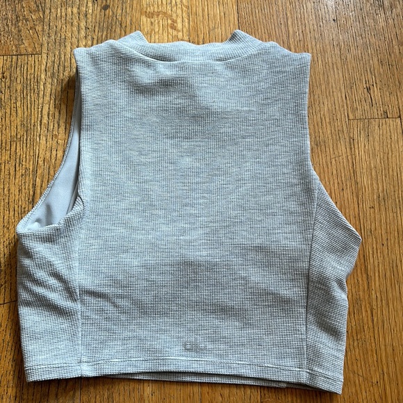 Alo Yoga Micro Waffle Comfort Bra Tank - Small - Picture 2 of 4
